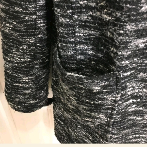 Free People Tweed Pea Coat Jacket Small - Picture 4 of 6